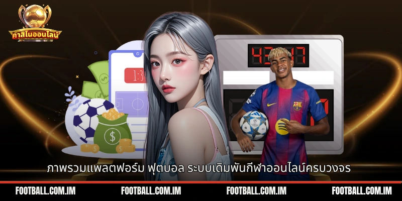 ภาพรวมแพลตฟอร์ม ฟุตบอล ระบบเดิมพันกีฬาออนไลน์ครบวงจร